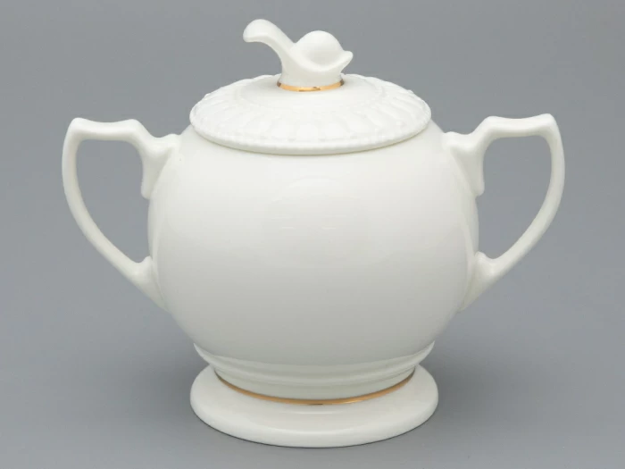 Сервиз чайный форма Жемчужина рисунок Золотая лента, 6 персон 14 предметов, арт. 81.26223.00.1, 