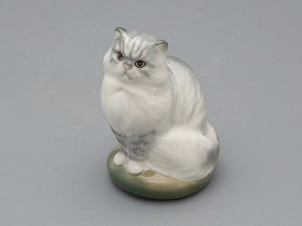 Скульптура Персидская кошка Дымчатая,  арт. 82.06136.00.1