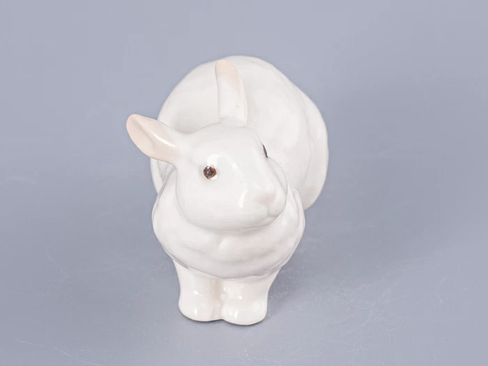 Скульптура Кролик ушастик белый арт. 82.68839.00.1, 