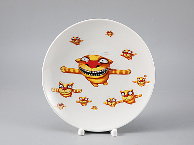 Подарочный набор дек. тарелка Эллипс Вася Ложкин. Вечерний полет, арт. 81.29341.00.1