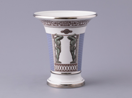 Ваза форма Ампирная рисунок Серебряный город, арт. 80.47619.00.1, 