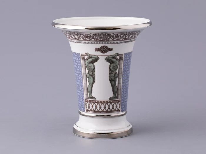 Ваза форма Ампирная рисунок Серебряный город, арт. 80.47619.00.1, 