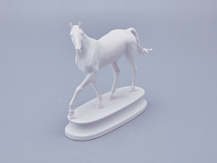 Скульптура в подарочной упаковке, форма Конь Ахалтекинский, рисунок Белый, арт. 81.18627.00.1