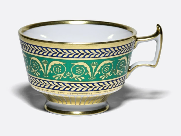 Чашка с блюдцем кофейная 158 мл.,  форма Александрия, рисунок Золотой 52 арт. 81.19205.00.1, 