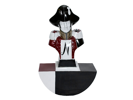Скульптура форма Наполеон рисунок Пурпурный костюм арт. 82.53697.00.1