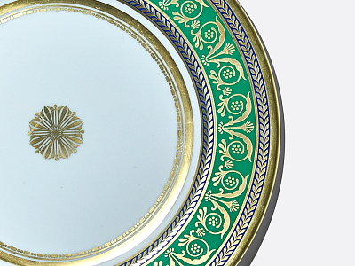 Блюдо круглое Mazarin Золотой 52 320 мм арт. 80.65357.00.1