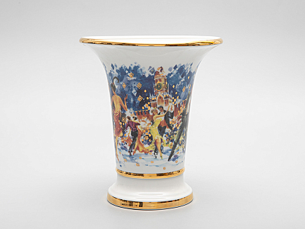 Ваза форма Ампирная рисунок Танго на Красной площади арт. 80.39849.00.1