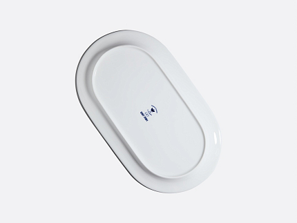 Блюдо овальное 350 мм, в подарочной упаковке, форма Юлиана, рисунок Волшебный сад XIII, арт. 81.34190.00.1