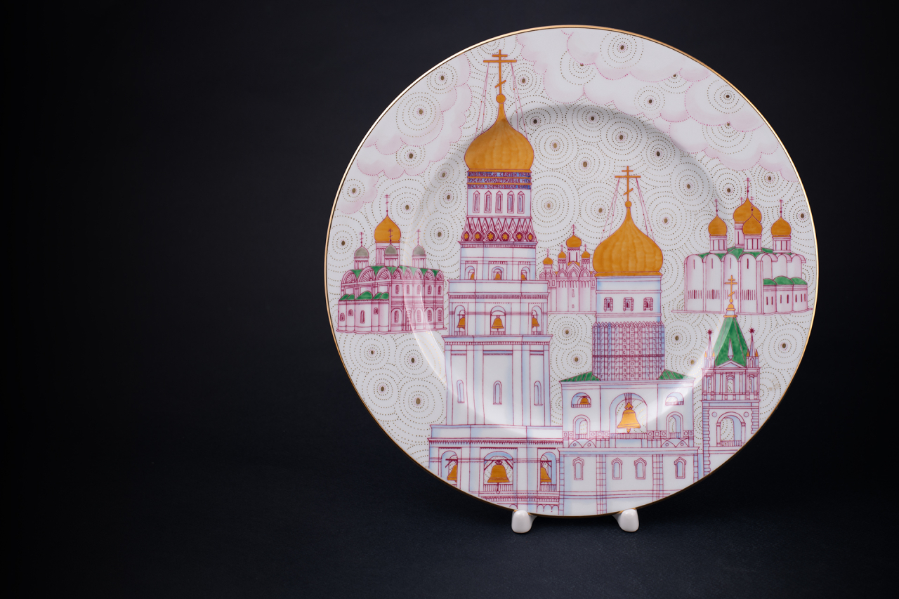 Тарелка декоративная, рисунок Пасхальный звон. Соборная площадь, форма Mazarin (Мазарин), арт 60.06021.00.1, 