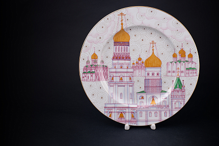 Тарелка декоративная, рисунок Пасхальный звон. Соборная площадь, форма Mazarin (Мазарин), арт 60.06021.00.1