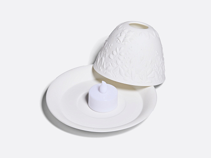 Подсвечник Литофания Рождественский венок LED светильник, арт. 81.10259.00.1