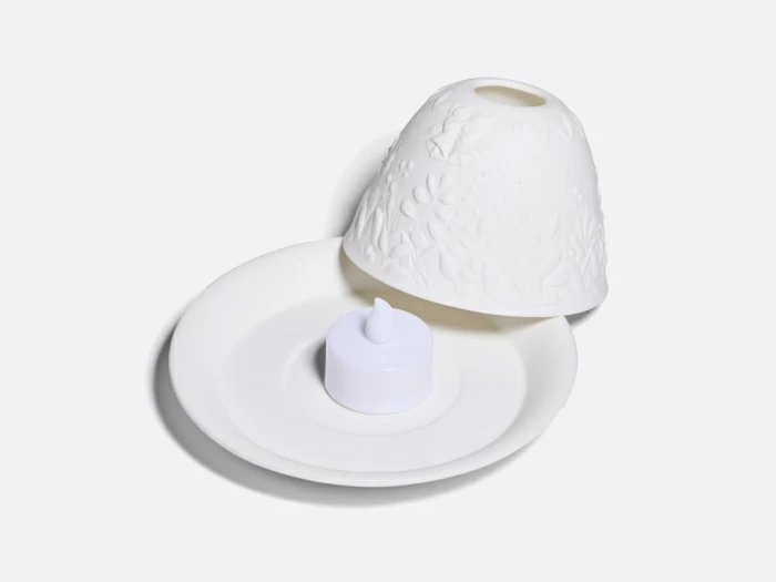 Подсвечник Литофания Рождественский венок LED светильник, арт. 81.10259.00.1, 