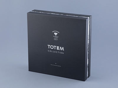 Декоративная тарелка 300 мм в подарочной упаковке, форма Эллипс 2, рисунок Тотем Волк арт. 81.26808.00.1