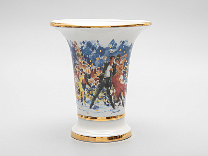 Ваза форма Ампирная рисунок Танго на Красной площади арт. 80.39849.00.1