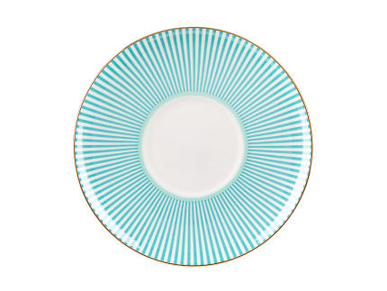 Чашка с блюдцем кофейная 155 мл., форма Волна,  рисунок Геометрия 3 арт. 81.27009.00.1