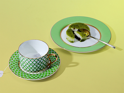 Тарелка 200 мм, форма Стандартная, рисунок Лайм, арт 80.49162.00.1