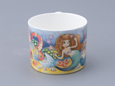 Подарочный набор детский форма Восточная рисунок Русалка, арт 81.33557.00.1