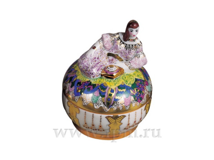 Туалетная коробочка Дама в лиловом платье арт. 80.04759.00.1, 