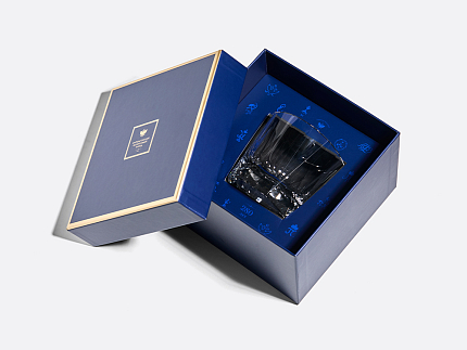 Стакан для виски в подарочной упаковке, форма Prizma 290 мл арт. 14.72919.07