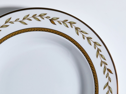 Тарелка глубокая 225 мм, форма Европейская-2, рисунок Нефритовый фон, арт. 80.85351.00.1, 