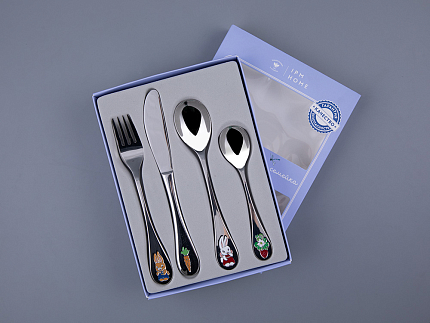 Подарочный набор Столовые приборы Дружная семейка, арт 14.12016.01