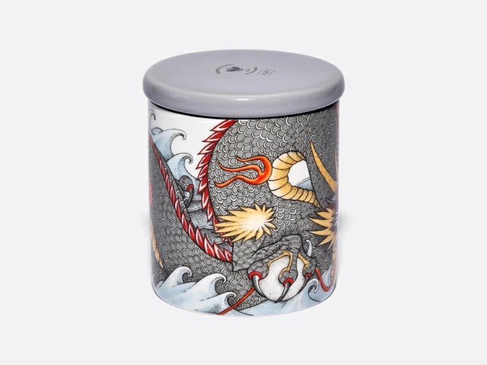 Подарочный набор Свеча рисунок Tattoo Dragon (Татуировка Дракон) аромат Аква арт. 81.31628.00.1, 