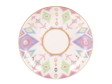 Чашка с блюдцем форма Тюльпан рисунок Перо павлина, арт. 81.27961.00.1, 