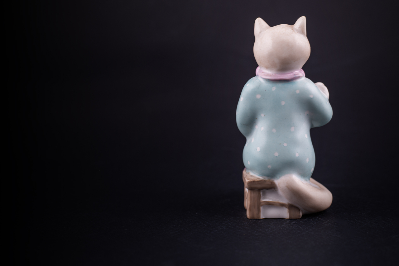 Скульптура Кошка-нянька, рисунок Колыбельная, арт 62.21783.00.1, 