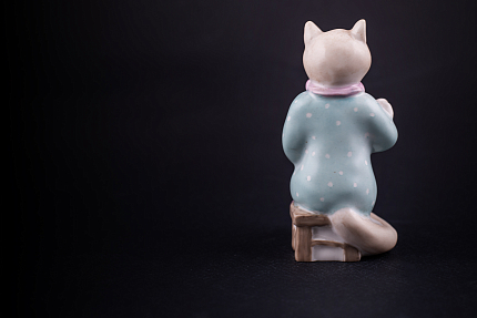 Скульптура Кошка-нянька, рисунок Колыбельная, арт 62.21783.00.1