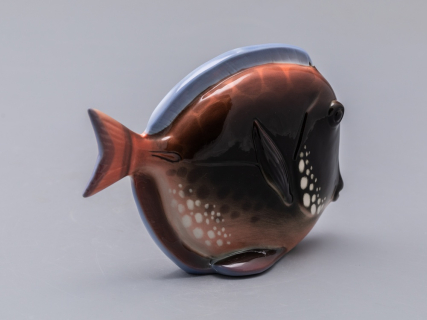 Скульптура форма Рыба-диск среднего размера рисунок Розовый, арт. 82.50097.00.1, 