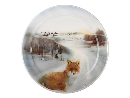 Блюдо декоративное 450 мм форма Круглая рисунок Раннее утро арт. 60.08688.00.5