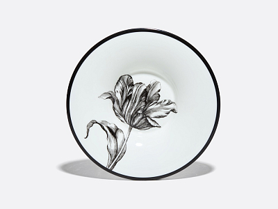 Подарочный набор чашка с блюдцем, форма Юлия рисунок Сысоев. Волшебный сад V арт. 81.30916.00.1