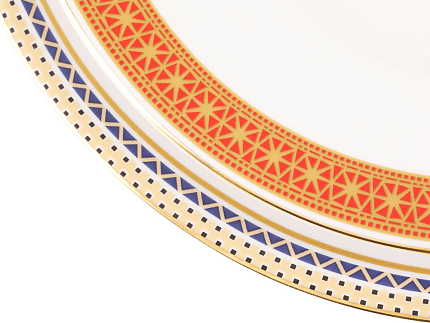 Тарелка мелкая 180 мм форма Гладкая рисунок Русский стиль, арт. 80.98814.00.1