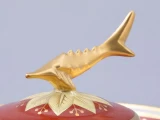 Икорница форма Каспийская, рисунок Гурьевский сервиз, арт. 80.43396.00.1, 