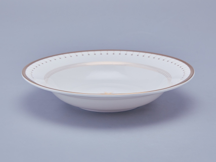 Тарелка глубокая 235 мм форма Стандартная 2 рисунок Азур золотой арт. 80.93400.00.1, 