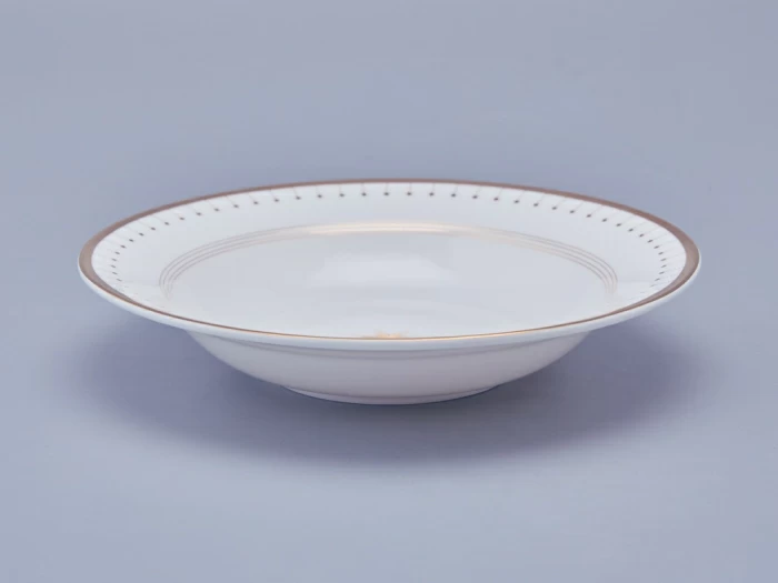 Тарелка глубокая 235 мм форма Стандартная 2 рисунок Азур золотой арт. 80.93400.00.1, 