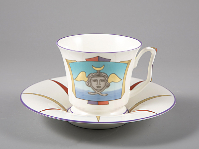 Чашка с блюдцем чайная, форма Юлия рисунок Петербургские картинки. Петербургское настроение, арт. 81.29023.00.1