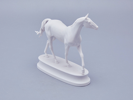 Скульптура в подарочной упаковке, форма Конь Ахалтекинский, рисунок Белый, арт. 81.18627.00.1