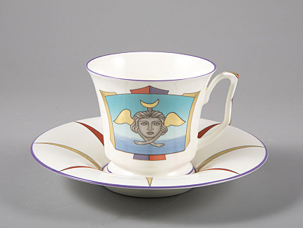 Чашка с блюдцем чайная, форма Юлия рисунок Петербургские картинки. Петербургское настроение, арт. 81.29023.00.1