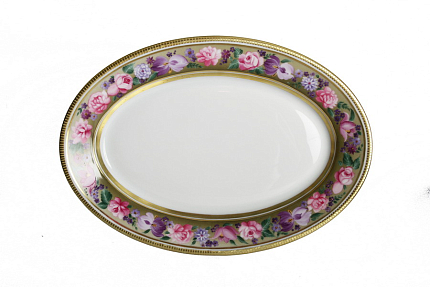Блюдо овальное 360 мм форма Европейская рисунок Воспоминание арт. 80.58178.00.1