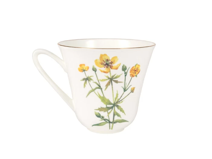 Чашка с блюдцем чайная форма Сад рисунок Лютик арт. 81.26758.00.1, 