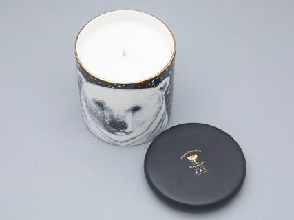 Свеча ароматическая в подарочной упаковке, рисунок Тотем. Медведь аромат Черный перец арт. 81.31597.00.1, 