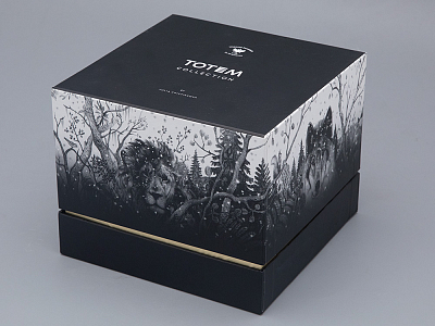 Шкатулка в подарочной упаковке, форма Идиллия, рисунок Тотем. Тигр арт. 81.31652.00.1