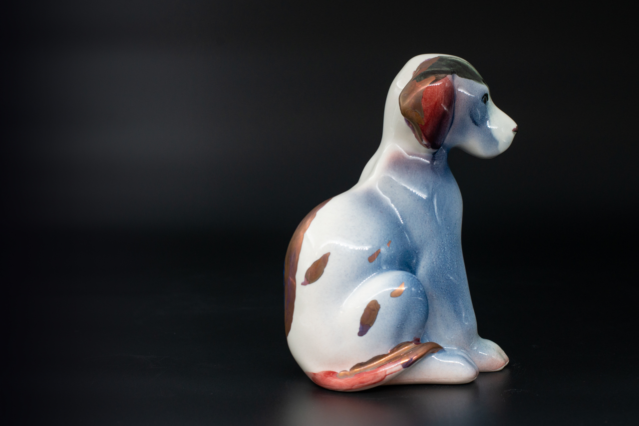 Скульптура Щенок Серый, арт 62.11229.00.1, 