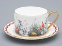 Чашка с блюдцем 250 мл, форма Идиллия, рисунок Календа-2, арт. 81.33748.00.1, 