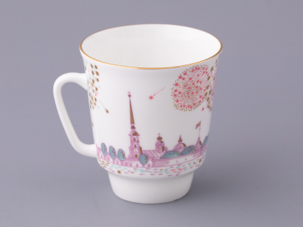 Чашка с блюдцем форма Майская рисунок Волшебная ночь арт. 81.27381.00.5, 