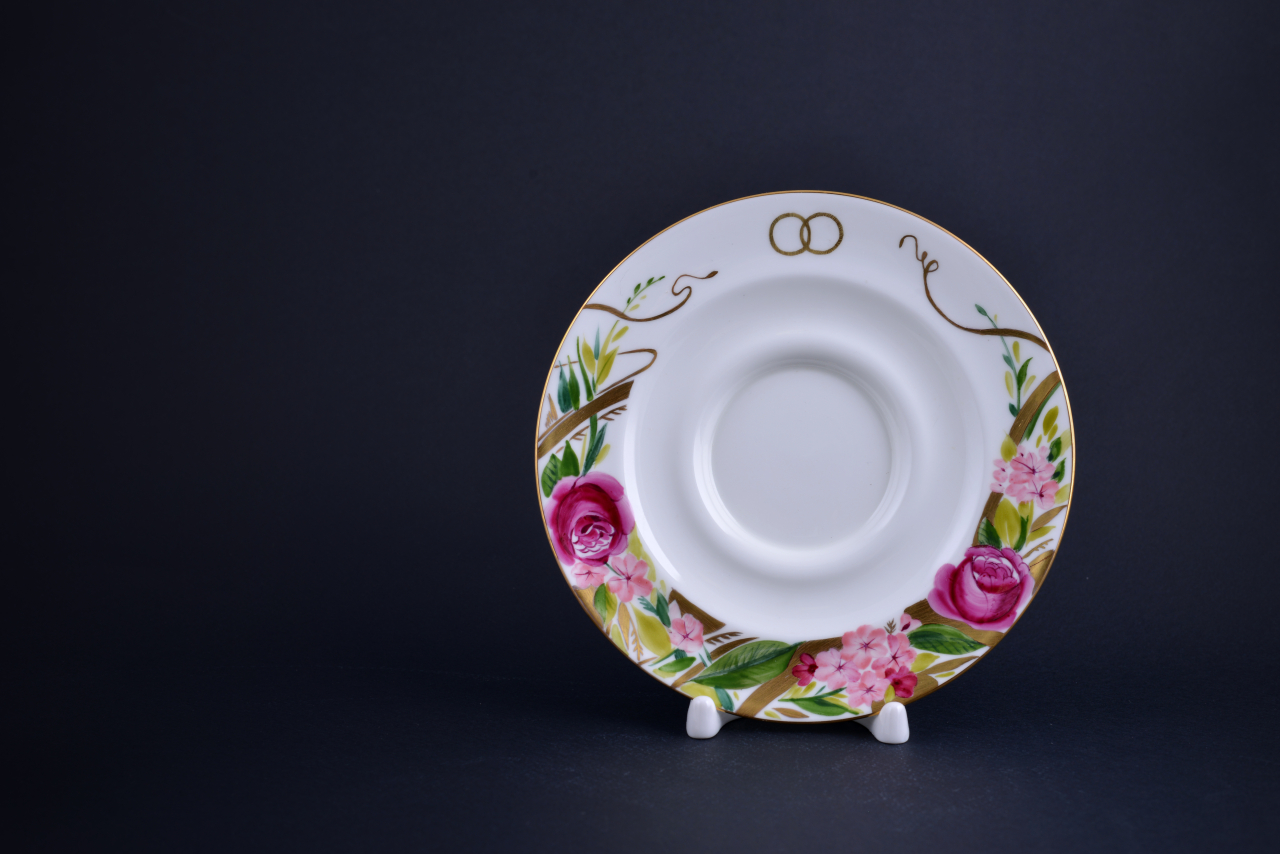 Чашка с блюдцем Незабываемый день, на форме Айседора, арт 61.20982.00.1, 