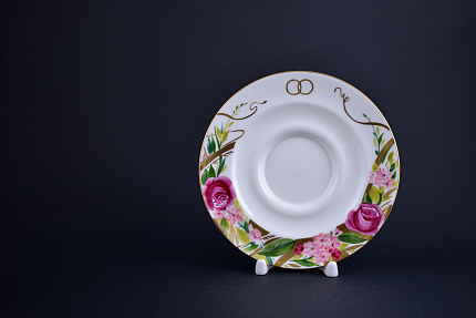 Чашка с блюдцем Незабываемый день, на форме Айседора, арт 61.20982.00.1