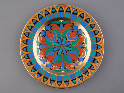 Тарелка декоративная 270 мм Европейская, в подарочной упаковке, рисунок Готическая 10 арт. 81.25590.00.1