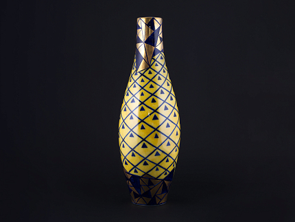 Ваза Ананасовый излом на форме  Высокая арт 60.14697.00.1